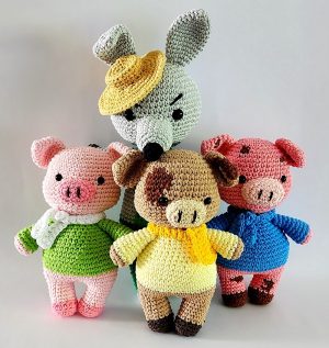 Lobo y tres cerditos