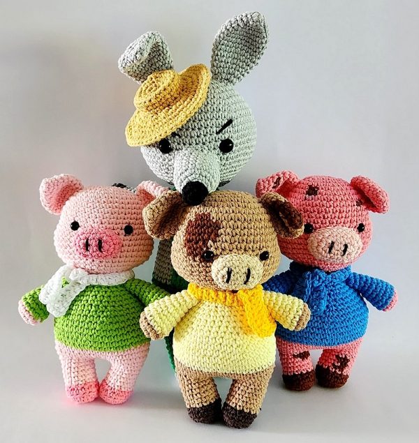 Lobo y tres cerditos