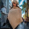 Poncho 2 picos más boina