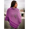 poncholana Poncho dos picos en lana