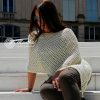 unpico5 Poncho un pico en hilo con apliques